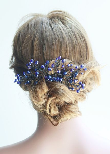 bridal black blue hair comb bridal headpiece bridal hair piece wedding hair piece wedding headpiece wedding comb, Silver
bridal black blue hair comb bridal headpiece bridal hair piece wedding hair piece wedding headpiece wedding comb, Silver