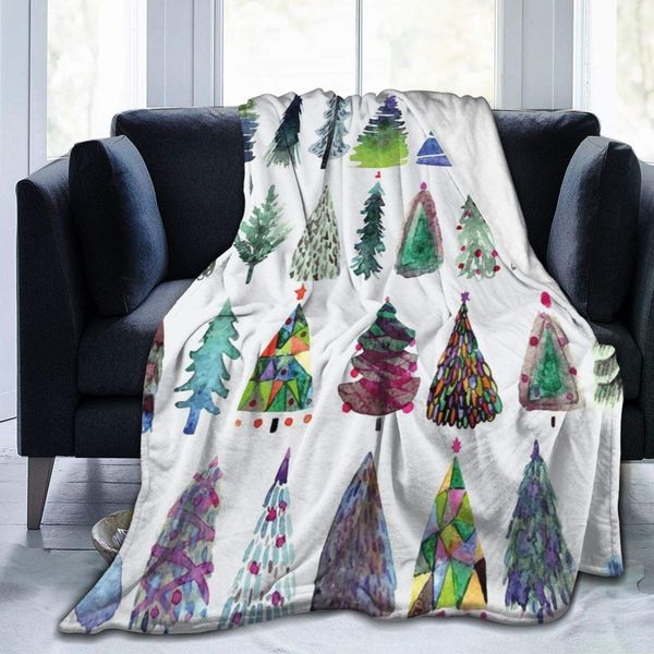 Blanket Flannel Fleece Blanket Watercolor Christmas Theme Fir Trees Abstract Silhouettes Illustration Lightweight Super Soft
Blanket Flannel Fleece Blanket Watercolor Christmas Theme Fir Trees Abstract Silhouettes Illustration Lightweight Super Soft