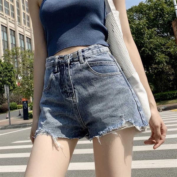 women's shorts jeans summer thin 2021 hole high waist loose wide leg ultra short a-line pants, Blue
women's shorts jeans summer thin 2021 hole high waist loose wide leg ultra short a-line pants, Blue