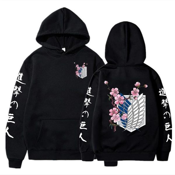 japanese anime graphic attack on titan printed long sleeved hoodie men women oversized pullover sweatshirt harajuku hoody, Black
japanese anime graphic attack on titan printed long sleeved hoodie men women oversized pullover sweatshirt harajuku hoody, Black