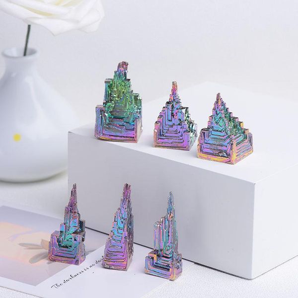 decorative objects & figurines 100% natural metal quartz pyramid bismuth ore gemstone reiki healing stone home decoration crystals
decorative objects & figurines 100% natural metal quartz pyramid bismuth ore gemstone reiki healing stone home decoration crystals