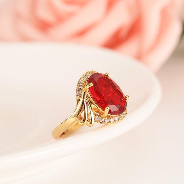 wedding rings gold red crystal cz diamond color women/men jewelry wholesale classic bridal band ring gifts, Slivery;golden
wedding rings gold red crystal cz diamond color women/men jewelry wholesale classic bridal band ring gifts, Slivery;golden
