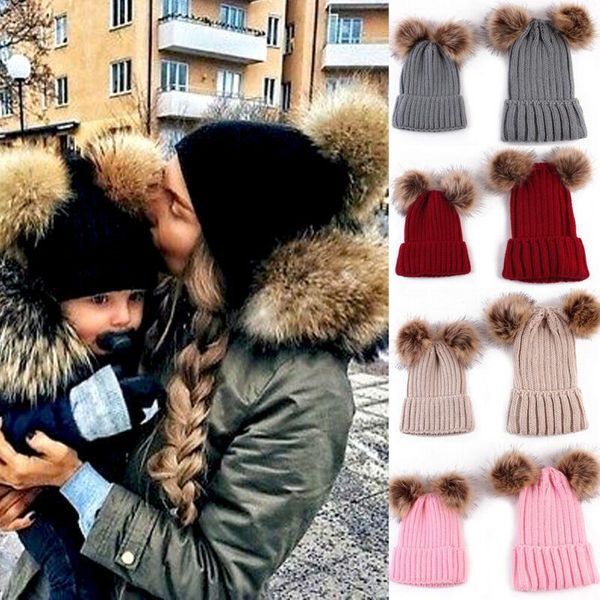 caps & hats family parent child 2021 winter knitted warm fashion casual for women fur ball decoration pure color mother baby, Yellow
caps & hats family parent child 2021 winter knitted warm fashion casual for women fur ball decoration pure color mother baby, Yellow