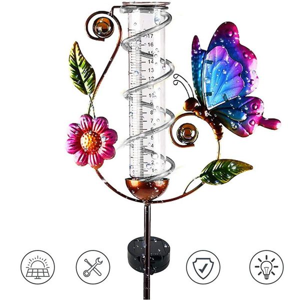 garden decorations butterfly rain gauge outdoor decorative with solar powered lights stakes perfect gift lamppost for decor
garden decorations butterfly rain gauge outdoor decorative with solar powered lights stakes perfect gift lamppost for decor