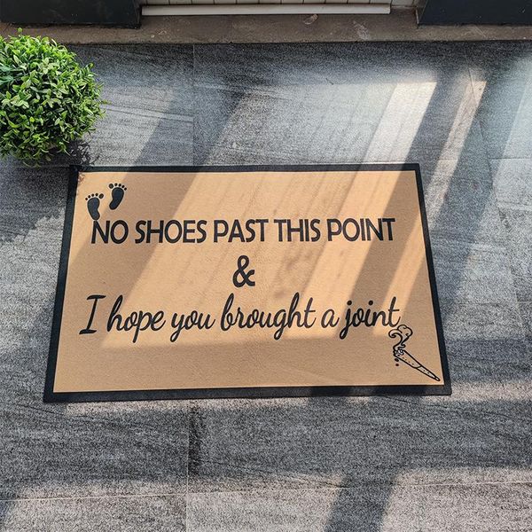 print on demand welcome mat for entrance no shoes past this point i hope you brought a joint floor carpets front door mats
print on demand welcome mat for entrance no shoes past this point i hope you brought a joint floor carpets front door mats