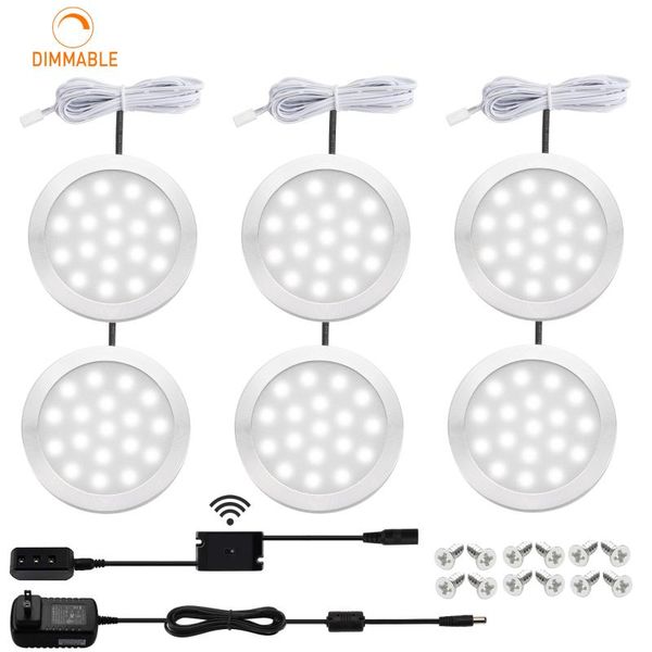 6pack under cabinet lights 2w 1200lm dimmable hand wave activated 5000k daylight white led puck lighting kit for kitchen light
6pack under cabinet lights 2w 1200lm dimmable hand wave activated 5000k daylight white led puck lighting kit for kitchen light