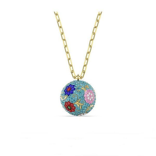 pendant necklaces 1: 1 blue green ball necklace flower clavicle chain female, Silver
pendant necklaces 1: 1 blue green ball necklace flower clavicle chain female, Silver