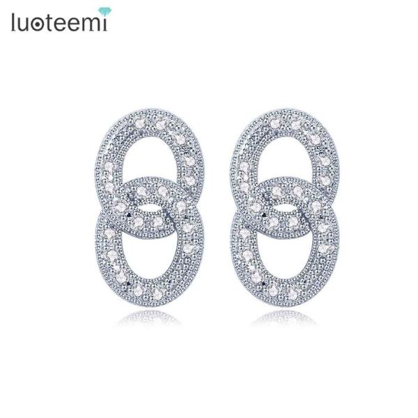 stud luoteemi bridal jewelry white gold-color korean design zircon paved 2 small round connectted earring for women brincos, Golden;silver
stud luoteemi bridal jewelry white gold-color korean design zircon paved 2 small round connectted earring for women brincos, Golden;silver