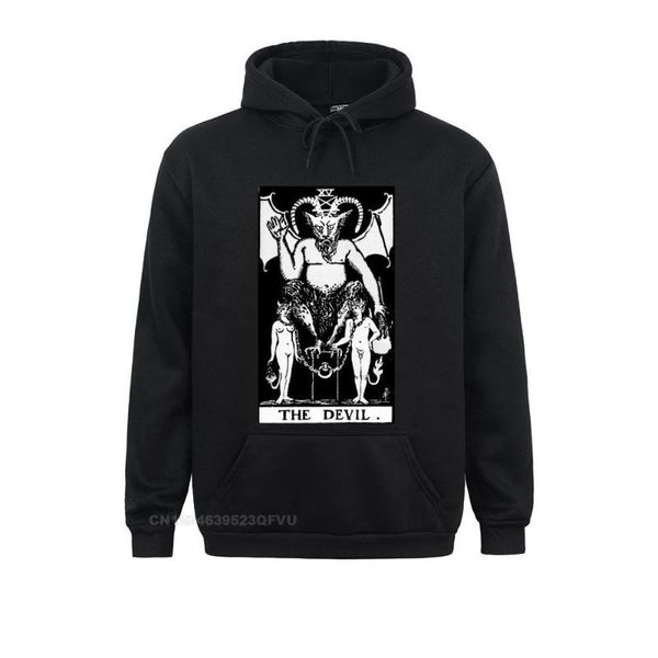 men's hoodies & sweatshirts the devil tarot card major arcana tune telling occult harajuku women men premium cotton pullover hoodie fit, Black
men's hoodies & sweatshirts the devil tarot card major arcana tune telling occult harajuku women men premium cotton pullover hoodie fit, Black