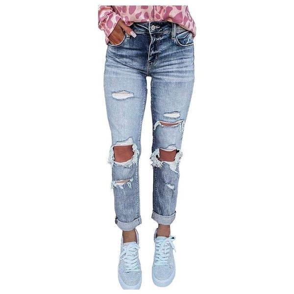 women's jeans 2021 fashion ripped boyfriend mid waist skinny classic vintage plus size distressed stretch denim pants streetwear, Blue
women's jeans 2021 fashion ripped boyfriend mid waist skinny classic vintage plus size distressed stretch denim pants streetwear, Blue