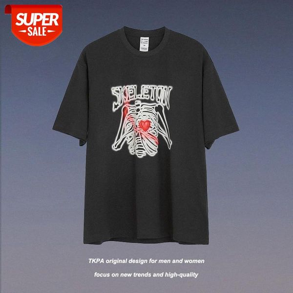 original national skull print loose short-sleeved men and women insoversize t-shirt hip-hop #ym5w, White;black
original national skull print loose short-sleeved men and women insoversize t-shirt hip-hop #ym5w, White;black