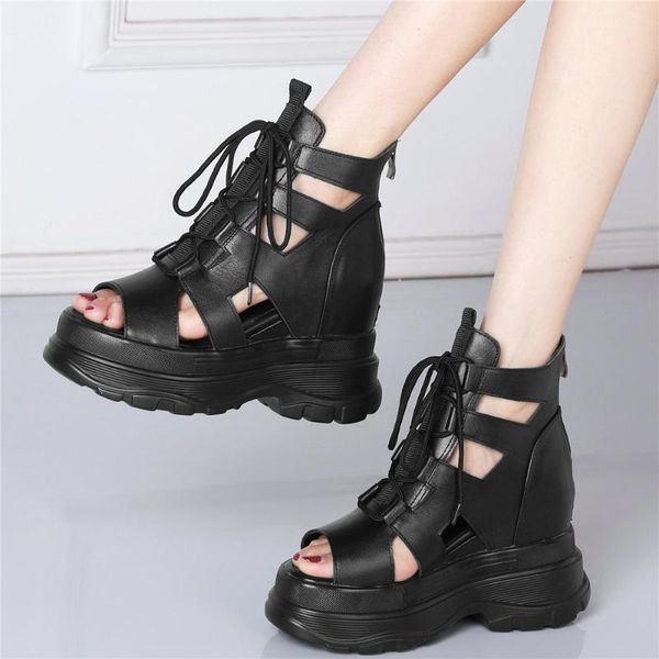 sandals fashion sneakers women lace up genuine leather high heel roman gladiator female chunky platform pumps shoes casual, Black
sandals fashion sneakers women lace up genuine leather high heel roman gladiator female chunky platform pumps shoes casual, Black