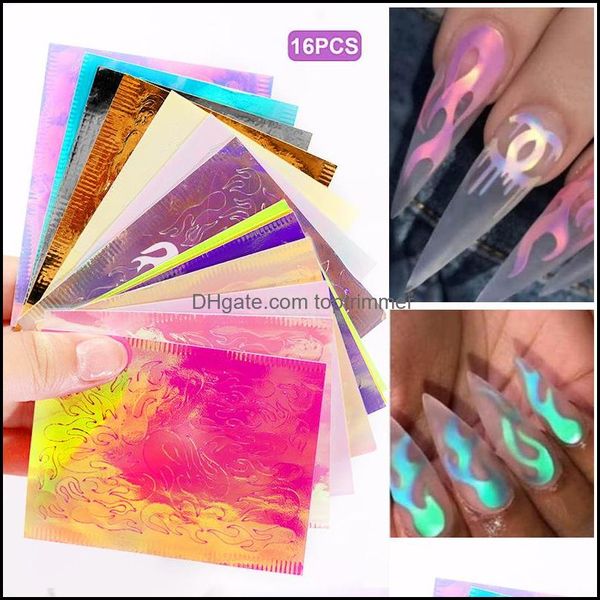 other items salon health & beauty 16 sheets/set aurora flame sticker holographic colorf fire reflections decal self-adhesive foils diy nail
other items salon health & beauty 16 sheets/set aurora flame sticker holographic colorf fire reflections decal self-adhesive foils diy nail