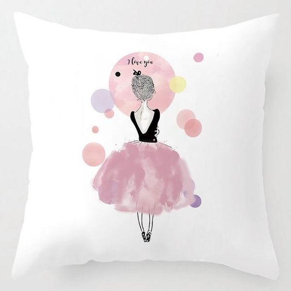 cushion/decorative pillow pink dress girl hand printed cushion cover for sofa home decorative 45x45cm super soft pillowcase
cushion/decorative pillow pink dress girl hand printed cushion cover for sofa home decorative 45x45cm super soft pillowcase