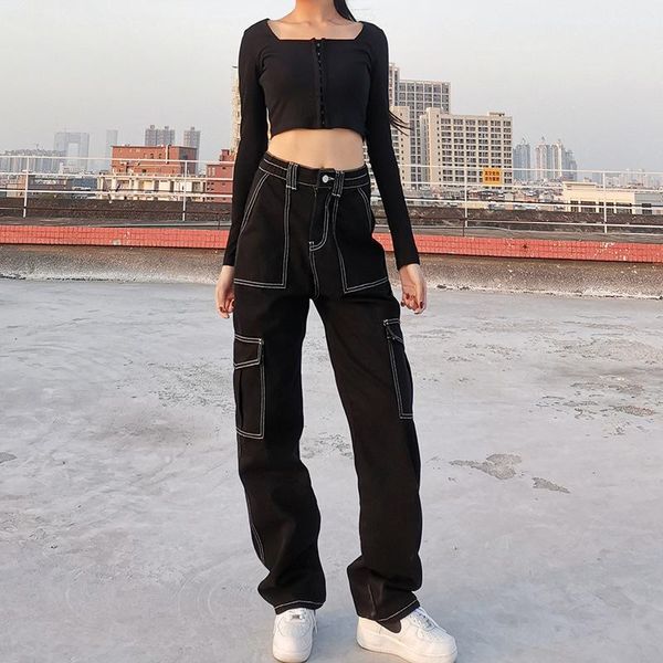 spring fashion slim contrast color washed sml stitching high waist cotton woman casual denim pants lady straight jeans women's, Blue
spring fashion slim contrast color washed sml stitching high waist cotton woman casual denim pants lady straight jeans women's, Blue