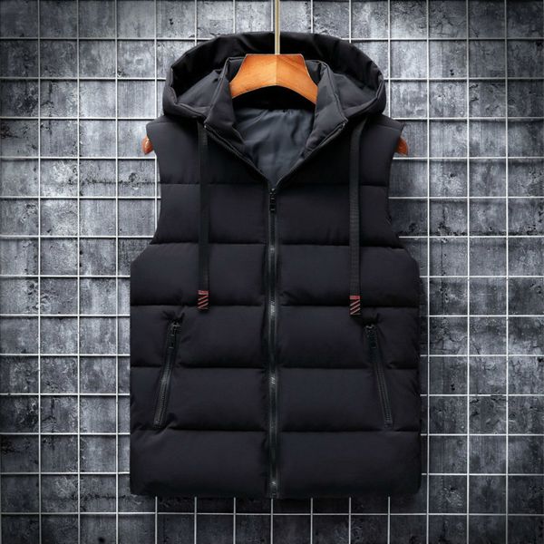 men's hooded vt, -6xl paca, thick, warm, casual, loose, padded, svels, winter and autumn, Black;white
men's hooded vt, -6xl paca, thick, warm, casual, loose, padded, svels, winter and autumn, Black;white