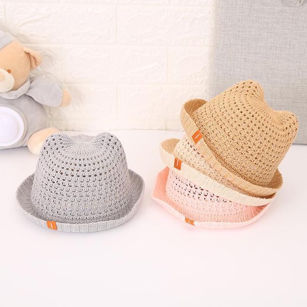 cloches bnwige 2021 fashion cute children's ears round hat baby girl casual sun children boy summer party, Blue;gray
cloches bnwige 2021 fashion cute children's ears round hat baby girl casual sun children boy summer party, Blue;gray