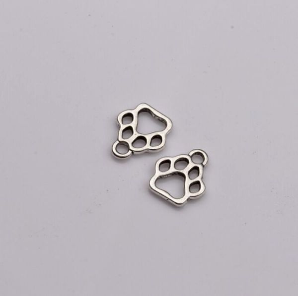 150pcs antique silver zinc alloy hollow paw print charm pendant diy jewelry 11x13mm, Bronze;silver
150pcs antique silver zinc alloy hollow paw print charm pendant diy jewelry 11x13mm, Bronze;silver