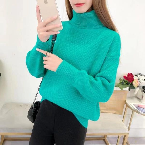 women's sweaters autumn winter women knitted turtleneck sweater full sleeve solid fashion cashmere pullovers knitwear candy color h02, White;black
women's sweaters autumn winter women knitted turtleneck sweater full sleeve solid fashion cashmere pullovers knitwear candy color h02, White;black
