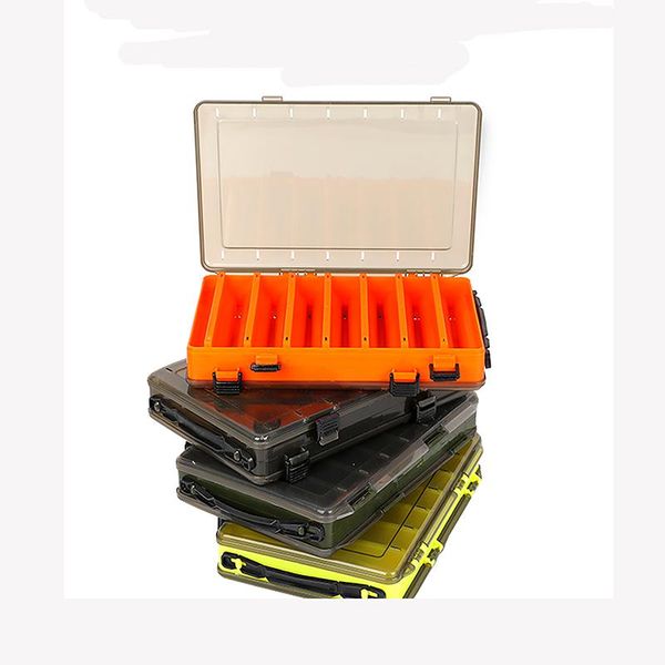 double sided 14 grid fishing lure box portable artificial bait hook case organizer tackle equipment accessories
double sided 14 grid fishing lure box portable artificial bait hook case organizer tackle equipment accessories
