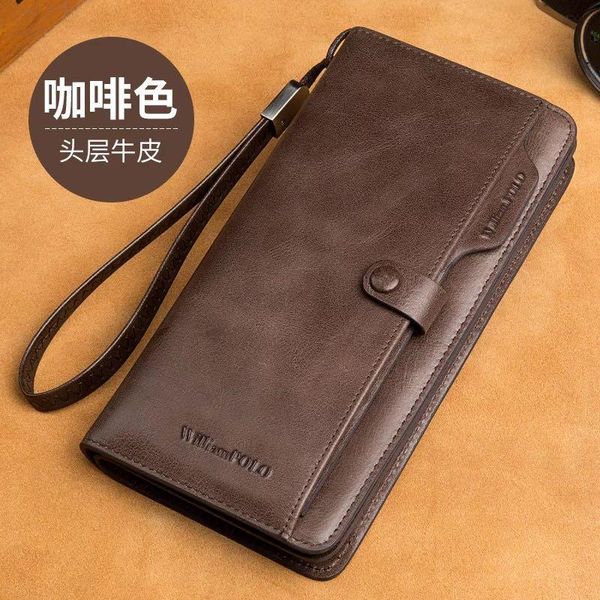 wallets first layer leather wallet men's long retro multi-functional zipper mobile phone bag leisure large capacity car card, Red;black
wallets first layer leather wallet men's long retro multi-functional zipper mobile phone bag leisure large capacity car card, Red;black