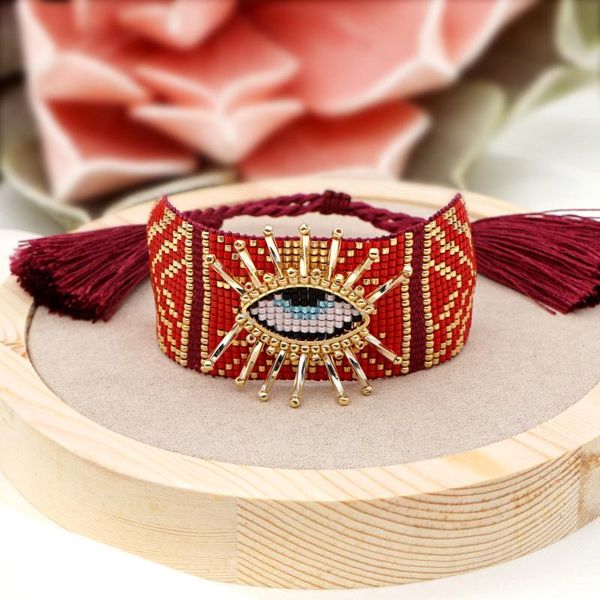 beaded, strands ethnic style wide bracelet turkish blue eyes miyuki rice beads handmade beaded women women's on hand, Black
beaded, strands ethnic style wide bracelet turkish blue eyes miyuki rice beads handmade beaded women women's on hand, Black