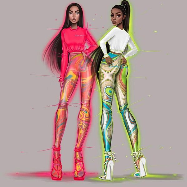 women's leggings 2021 summer mesh printing see through tight-fitting hip sports, Black
women's leggings 2021 summer mesh printing see through tight-fitting hip sports, Black