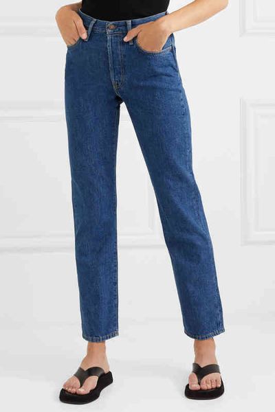 women's jeans women high waist spring summer simple straight denim pencil pants qxso, Blue
women's jeans women high waist spring summer simple straight denim pencil pants qxso, Blue
