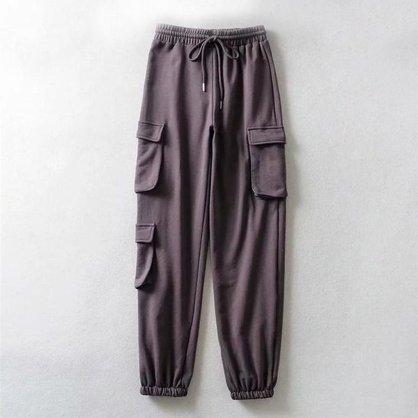 women's pants & capris yanueun leisure clothes lace-up solid spring autumn loose cool cargo pockets sweatpants sportswear, Black;white
women's pants & capris yanueun leisure clothes lace-up solid spring autumn loose cool cargo pockets sweatpants sportswear, Black;white