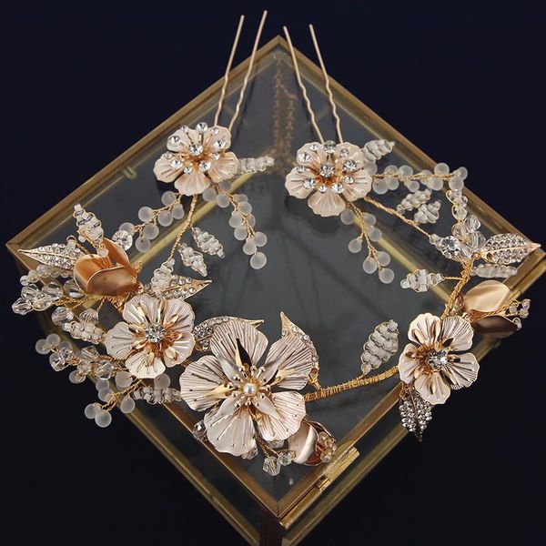 hair clips & barrettes sweet handmade flower brides hairbands leave bridal hairpin headbands wedding accessory, Golden;silver
hair clips & barrettes sweet handmade flower brides hairbands leave bridal hairpin headbands wedding accessory, Golden;silver