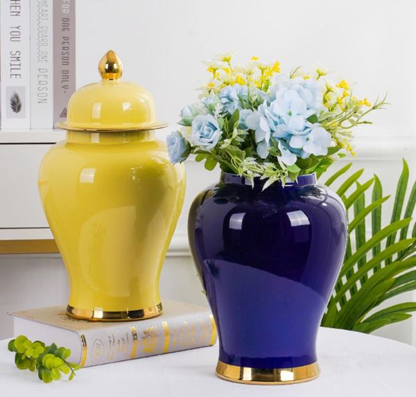 

vases classical glaze porcelain general jar ceramic vase candy storage tank multipurpose jars vintage home decor