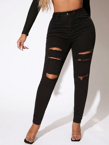 sxy high waist ripped skinny jeans z5ln#, Blue
sxy high waist ripped skinny jeans z5ln#, Blue