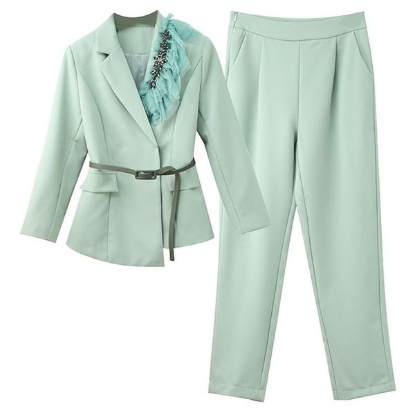 women's two piece pants casual fashion office ladies elegant blazers suit coat all-match slim blazer jacket high waist pencil trousers, White
women's two piece pants casual fashion office ladies elegant blazers suit coat all-match slim blazer jacket high waist pencil trousers, White