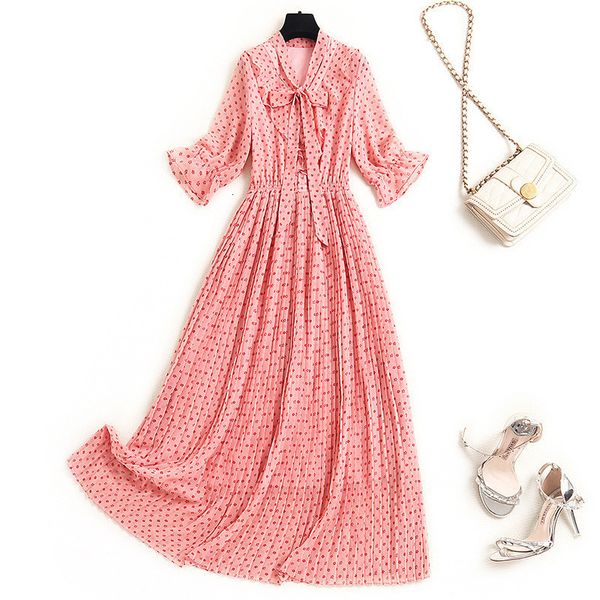 two piece dress elegant summer designers bow collar enlargement midi chiffon sleeve dress up ladies'party casual fashion dressed vacati, White
two piece dress elegant summer designers bow collar enlargement midi chiffon sleeve dress up ladies'party casual fashion dressed vacati, White