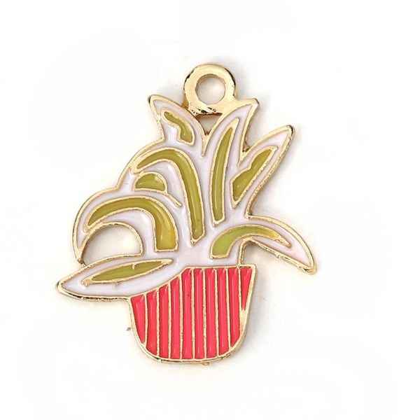 pendants doreen box zinc based alloy charms pot plant gold color yellow enamel diy jewelry 26mm(1") x 22mm( 7/8"), 5 pcs, Black
pendants doreen box zinc based alloy charms pot plant gold color yellow enamel diy jewelry 26mm(1") x 22mm( 7/8"), 5 pcs, Black