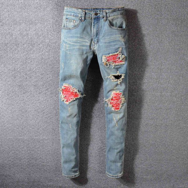 jeans american streeetwear fashion retro blue washed slim fit ripped broken pants patchwork designer hip hop jeans men
jeans american streeetwear fashion retro blue washed slim fit ripped broken pants patchwork designer hip hop jeans men