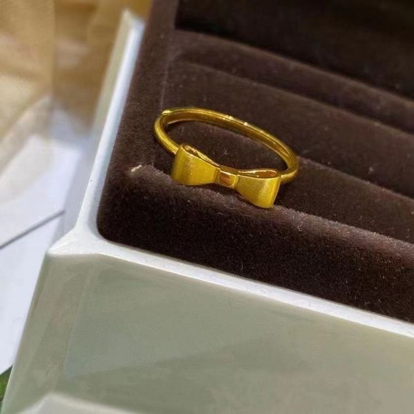 18 k breixing gold bow ring hand ornament au750 yellow temperament simple women's, Silver
18 k breixing gold bow ring hand ornament au750 yellow temperament simple women's, Silver