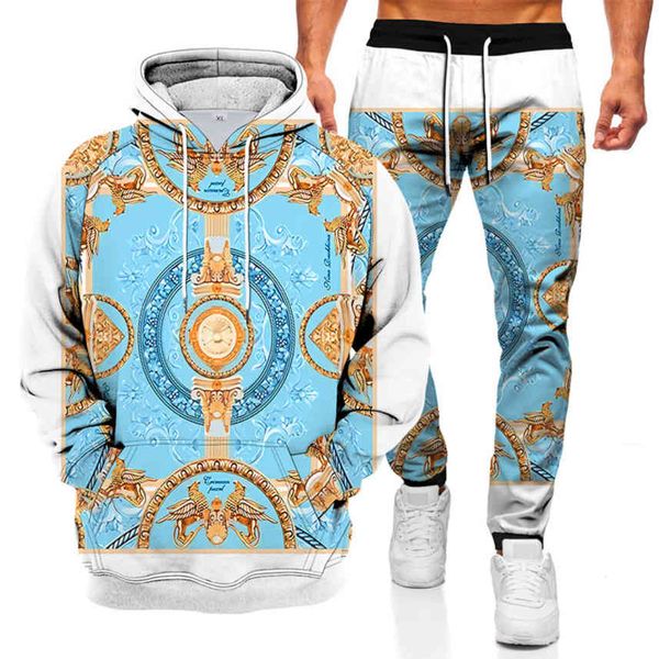 men's hoodie, 3d geometric printed sportswear, casual long sved slacks, two-piece set, Gray
men's hoodie, 3d geometric printed sportswear, casual long sved slacks, two-piece set, Gray