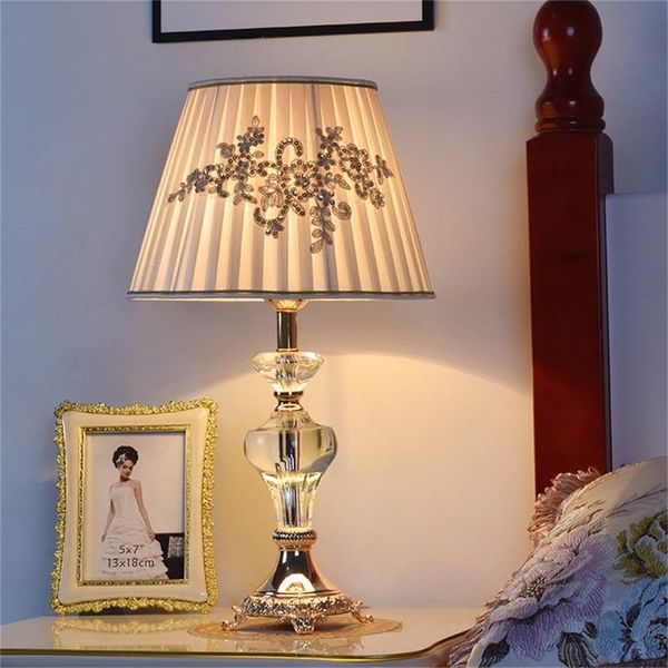 table lamps hongcui crystal lamp fabric desk light modern decorative for home living room bedroom office el
table lamps hongcui crystal lamp fabric desk light modern decorative for home living room bedroom office el