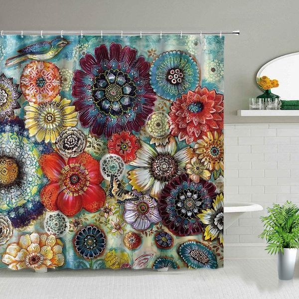 india mandala flower butterfly bird shower curtains bohemian geometric pattern bathroom waterproof fabric bath curtain with hook
india mandala flower butterfly bird shower curtains bohemian geometric pattern bathroom waterproof fabric bath curtain with hook