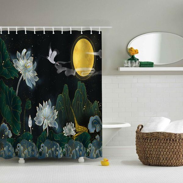 shower curtains chinese style lotus print bathroom home bath decoration pavilion building printing frabic waterproof curtain
shower curtains chinese style lotus print bathroom home bath decoration pavilion building printing frabic waterproof curtain