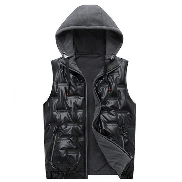 men's vests 2021 winter for men hooded vest jacket casual sleeveless outdoor warm soft fleece male fashion waistcoat, Black;white
men's vests 2021 winter for men hooded vest jacket casual sleeveless outdoor warm soft fleece male fashion waistcoat, Black;white