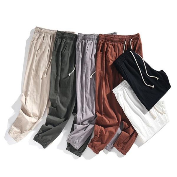 men's pants mens harem long loose trousers elastic waist lace-up color khaki black summer fashion trend 2021 -40
men's pants mens harem long loose trousers elastic waist lace-up color khaki black summer fashion trend 2021 -40