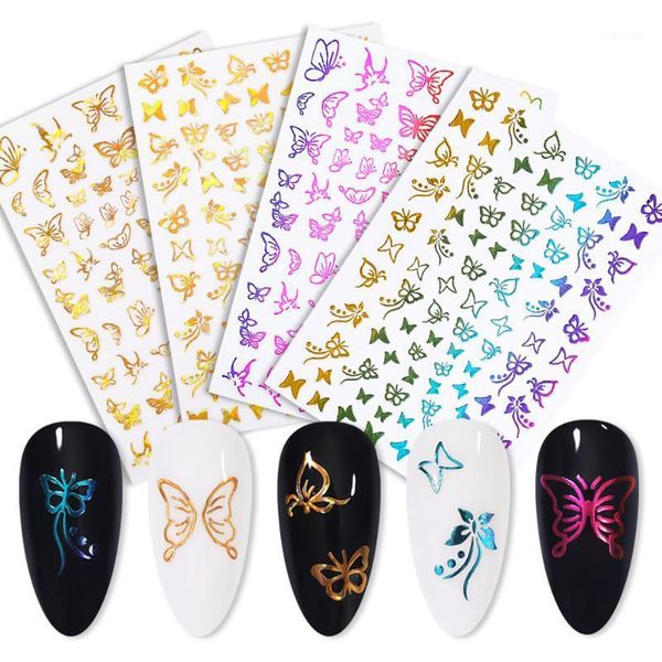 piece of fashionable color butterfly design nail stickers diy holographic 3d slider decoration stickers1, Black
piece of fashionable color butterfly design nail stickers diy holographic 3d slider decoration stickers1, Black