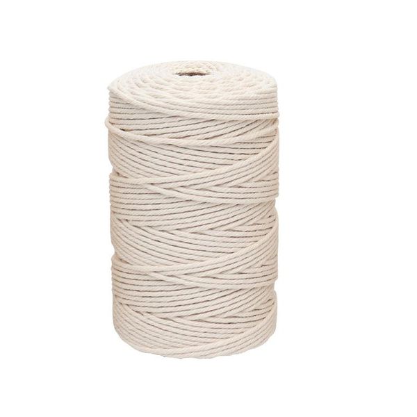 yarn 3mmx100m white cotton cord natural beige twisted rope string packing craft diy handmade home decor threads, Black;white
yarn 3mmx100m white cotton cord natural beige twisted rope string packing craft diy handmade home decor threads, Black;white