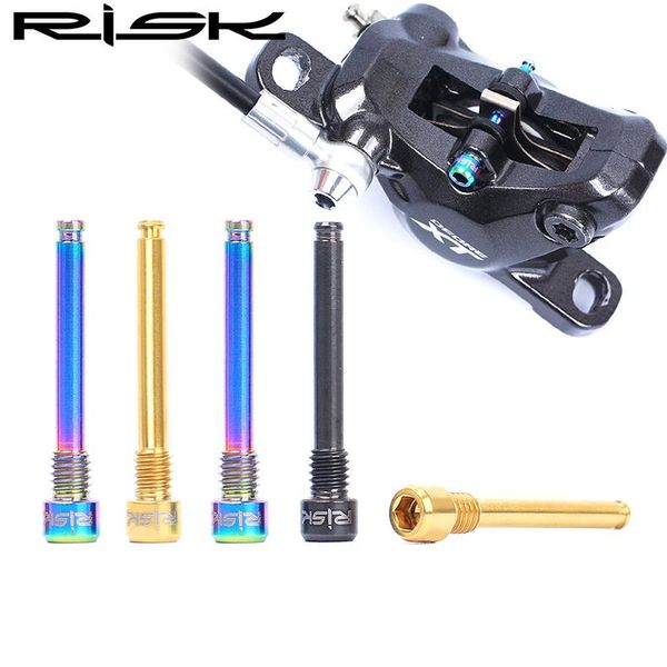bike brakes 2 pcs/lot risk m4 titanium bicycle disc brake pads thread pins for xt/r / xt hydraulic caliper bolts plug black rainbow gold
bike brakes 2 pcs/lot risk m4 titanium bicycle disc brake pads thread pins for xt/r / xt hydraulic caliper bolts plug black rainbow gold