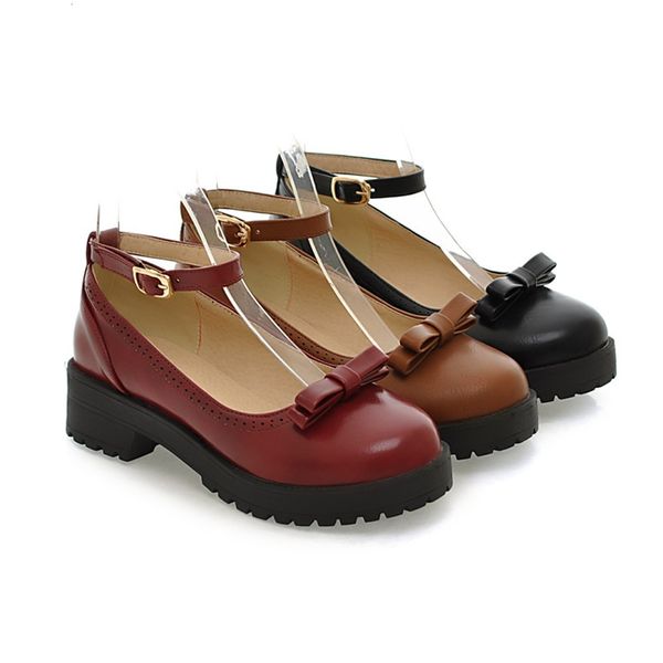 shoe the black asumer red wine fashions spring fall ladies digit round buckle mary janes feminine shoes med heels
shoe the black asumer red wine fashions spring fall ladies digit round buckle mary janes feminine shoes med heels
