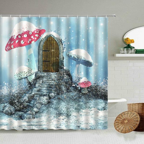 shower curtains cartoon mushroom curtain fantasy winter snow view sugar wooden house child bathroom decor with hook screen holiday gift
shower curtains cartoon mushroom curtain fantasy winter snow view sugar wooden house child bathroom decor with hook screen holiday gift