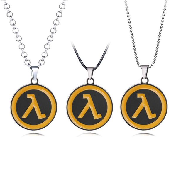 pendant necklaces half-life alyx necklace round logo chain metal choker game jewelry for men women gifts, Silver
pendant necklaces half-life alyx necklace round logo chain metal choker game jewelry for men women gifts, Silver