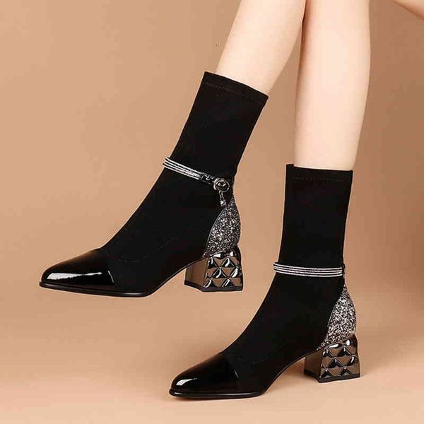 dress shoes women mid calf boots,elastic flock,autumn/winter ,pointed toe,shining square heel,fashion female footware,black, mrb4
dress shoes women mid calf boots,elastic flock,autumn/winter ,pointed toe,shining square heel,fashion female footware,black, mrb4